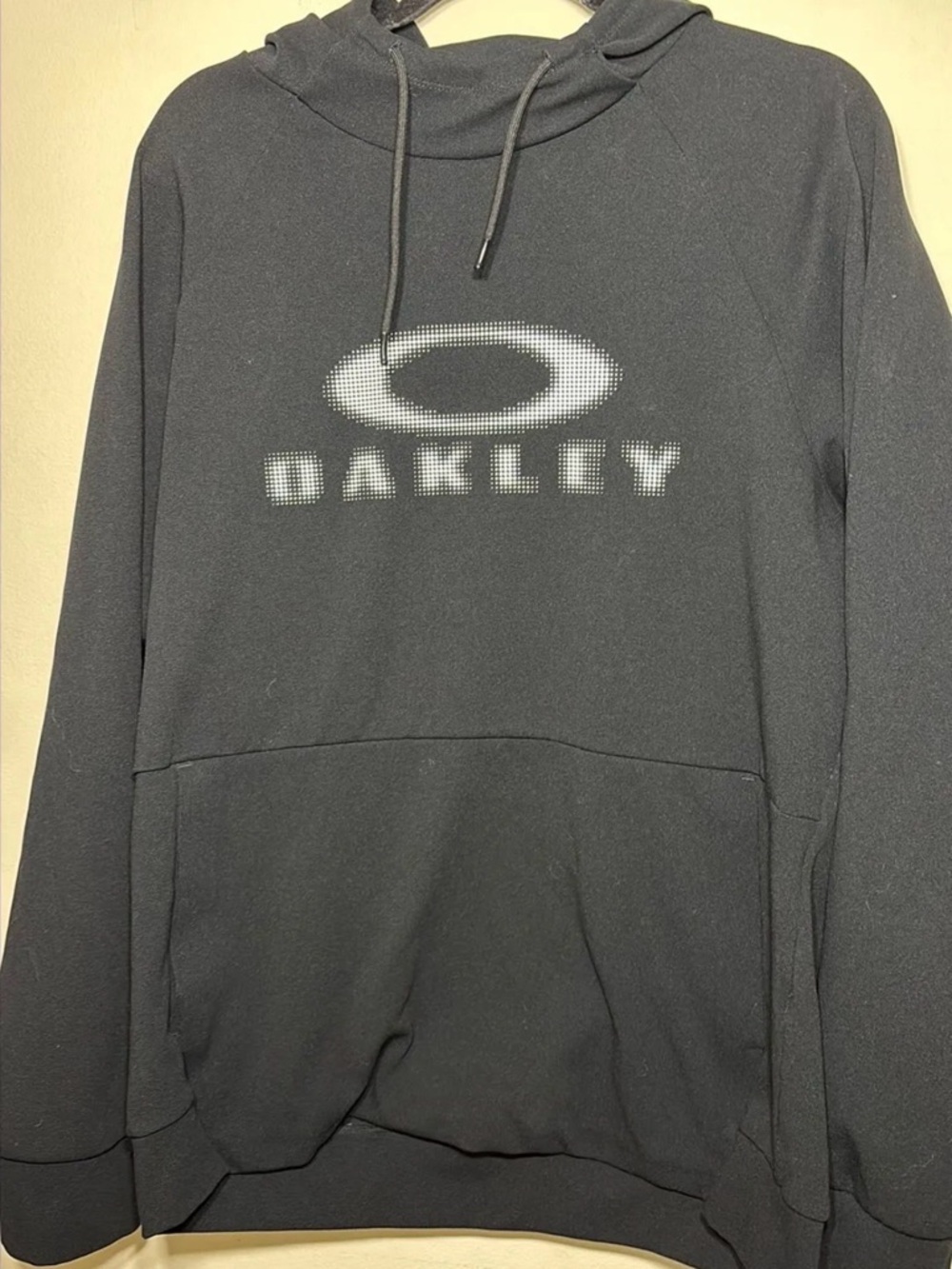 Oakley Black Hoodie with White Logo